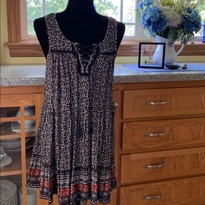 American Eagle boho swing dress